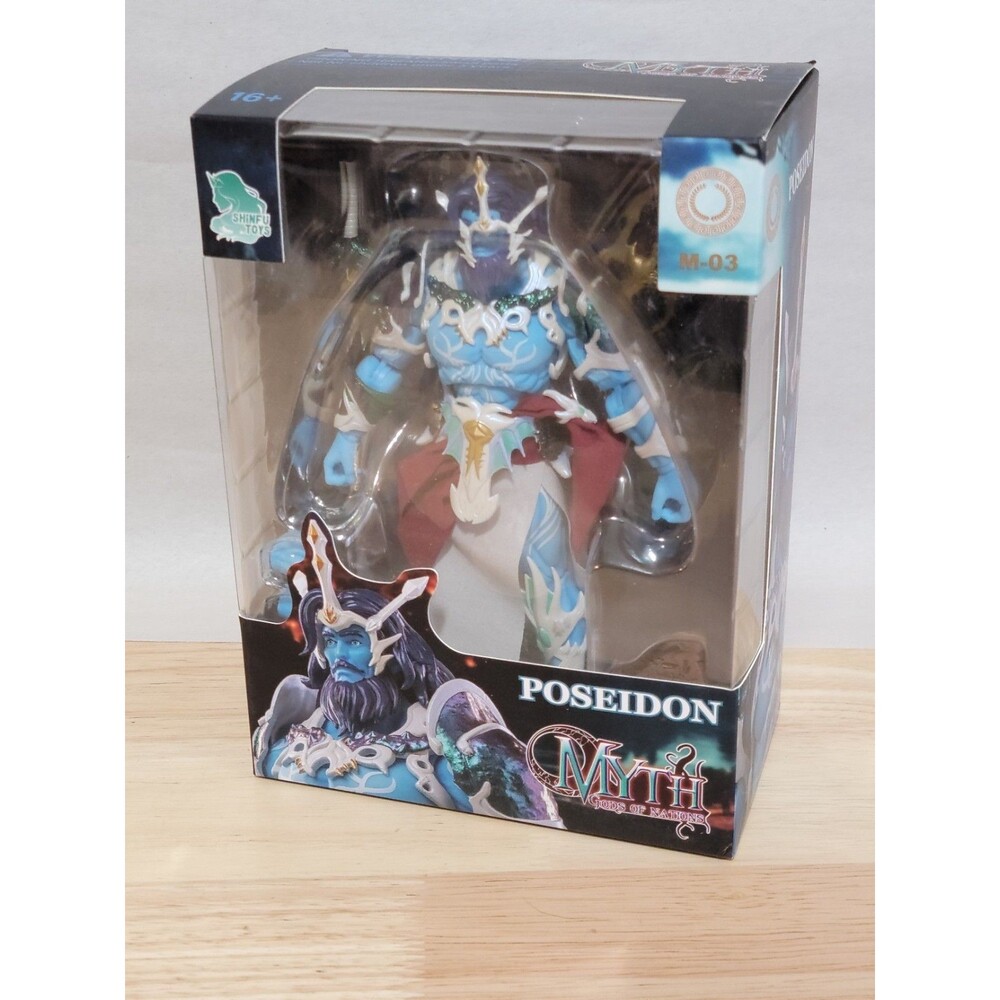 Myth: Gods of Nations Poseidon Action Figure 2023 Shinfu Toys NIP M-03